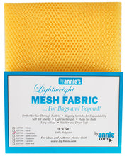 Load image into Gallery viewer, Lightweight Mesh Fabric from ByAnnie - 18&quot; X 54&quot; (Choose Colour)