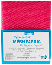 Load image into Gallery viewer, Lightweight Mesh Fabric from ByAnnie - 18&quot; X 54&quot; (Choose Colour)