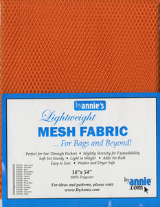 Lightweight Mesh Fabric from ByAnnie - 18" X 54" (Choose Colour)