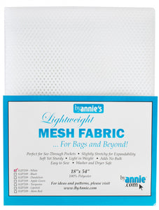 Lightweight Mesh Fabric from ByAnnie - 18" X 54" (Choose Colour)