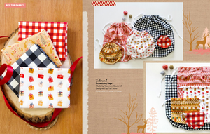 *Closeout Sale* Art Gallery Fabrics, Cozy & Magical, Warm & Cozy Caramel, per half-yard
