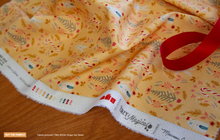 Load image into Gallery viewer, *Closeout Sale* Art Gallery Fabrics, Cozy &amp; Magical, Ginger Joy Sweet, per half-yard