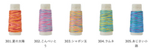 Load image into Gallery viewer, Lecien Hidamari Cosmo Sashiko Thread, Variegated Colours, 30m - 20 colours available