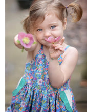 Load image into Gallery viewer, Solstice in Lawn, Buttercup - Multi by Sally Kelly, per half-yard