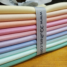 Load image into Gallery viewer, Bundle (select size) Kona Cotton: 2Quilters Sugar Pie palette, 10 pcs