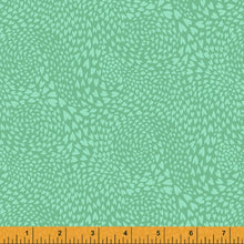 Load image into Gallery viewer, Eden by Sally Kelly, Swirl Of Hearts in Green, per half-yard