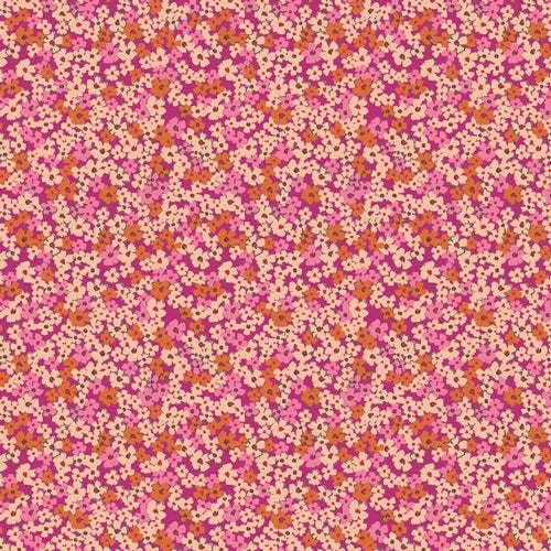 *Closeout Sale* Art Gallery Fabrics, The Flower Society, Retro Prairie Blush, per half-yard
