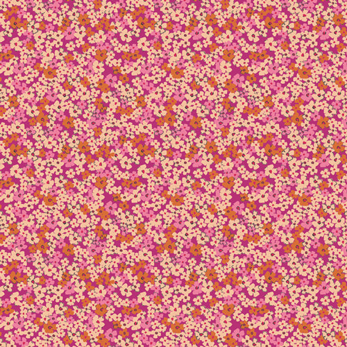 Art Gallery Fabrics, The Flower Society, Retro Prairie Blush, per half-yard