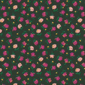 Art Gallery Fabrics, The Flower Society, Gentle Rosebuds Lunar, per half-yard