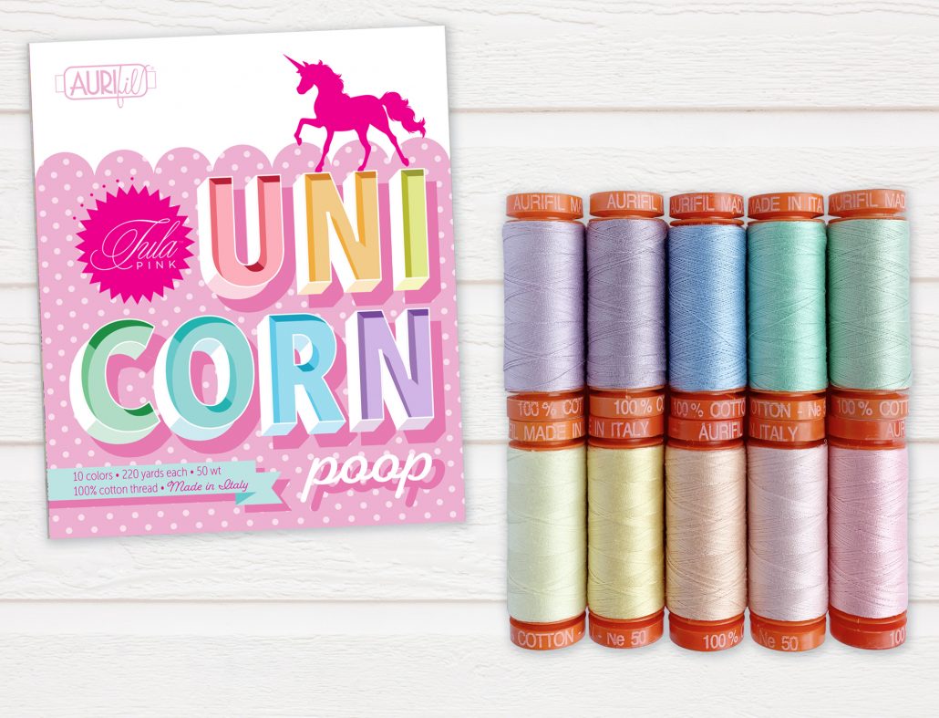 Aurifil Collection: Unicorn Poop by Tula Pink