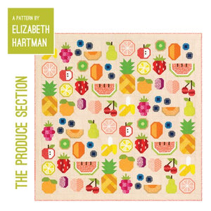 Quilt Top Kit: The Produce Section kit curated by 2Quilters - Large Size