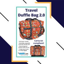 Load image into Gallery viewer, *Closeout Sale* Travel Duffle Bag 2.0, Patterns by Annie