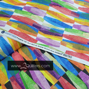 Windham Fabrics, 108" Wide Quilt Back, Lava Lamp in White, per half-yard
