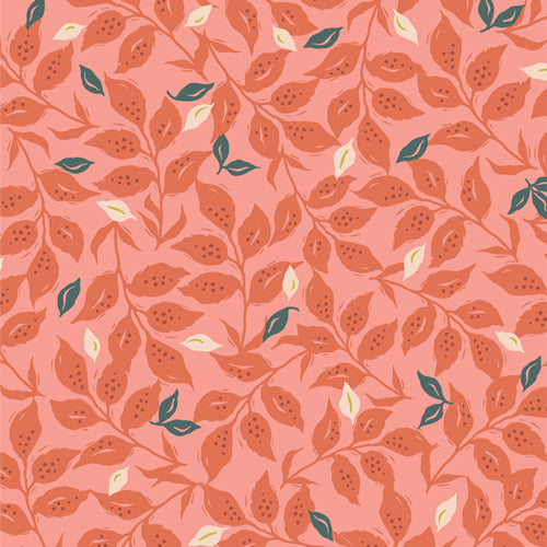 *Closeout Sale* Art Gallery Fabrics, Velvet, Woodcut Sunset, per half-yard