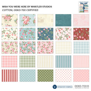 BUNDLE (Select Size): Windham Fabrics, Wish You Were Here by Whistler Studios, 25 prints