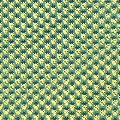 *Closeout Sale* Berry Season, Berries in Meadow, per half-yard
