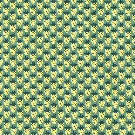 *Closeout Sale* Berry Season, Berries in Meadow, per half-yard