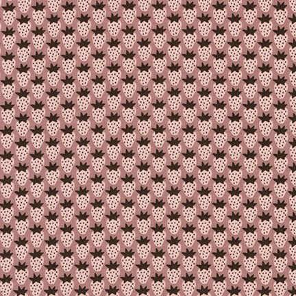 *Closeout Sale* Berry Season, Berries in Woodrose, per half-yard
