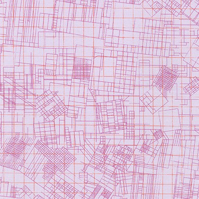 Collection CF, Euclidean in Orchid, per half-yard