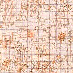 Collection CF, Euclidean in Shell, per half-yard
