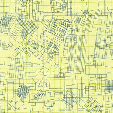 Collection CF, Euclidean in Yellow, per half-yard