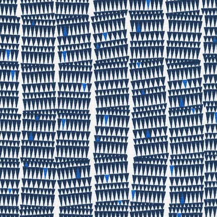 Collection CF, Angled in Royal, per half-yard