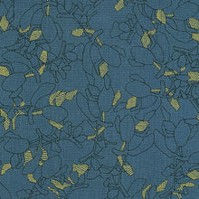 Load image into Gallery viewer, Collection CF, Flora in Chalkboard (Gold Metallic), per half-yard