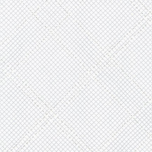 Collection CF, Tartan Single Border in White, per half-yard