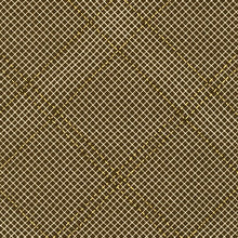 Load image into Gallery viewer, Collection CF, Tartan Single Border in Brown (Gold Metallic), per half-yard