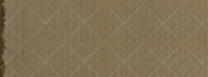 Collection CF, Tartan Single Border in Brown (Gold Metallic), per half-yard