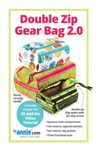 Load image into Gallery viewer, Double Zip Gear Bag 2.0, Patterns by Annie
