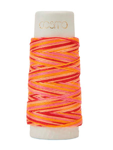 Lecien Hidamari Cosmo Sashiko Thread, Variegated Colours, 30m - 20 colours available