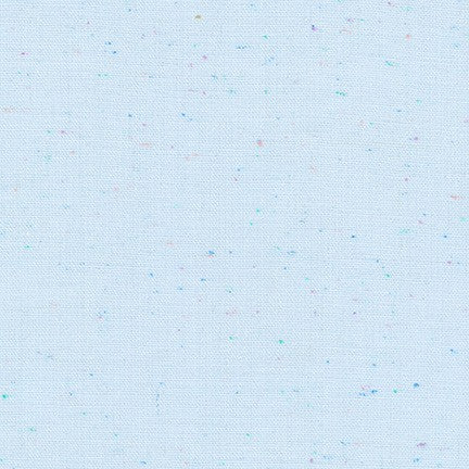 Essex Yarn Dyed Speckle, Sky, per half-yard
