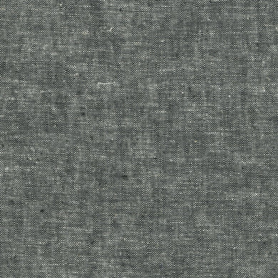 Essex Yarn Dyed, Black, per half-yard