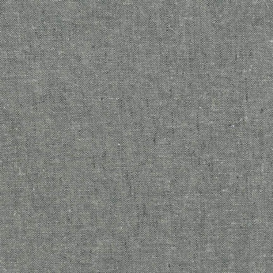 Essex Yarn Dyed, Graphite, per half-yard