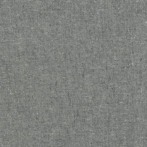Essex Yarn Dyed, Graphite, per half-yard