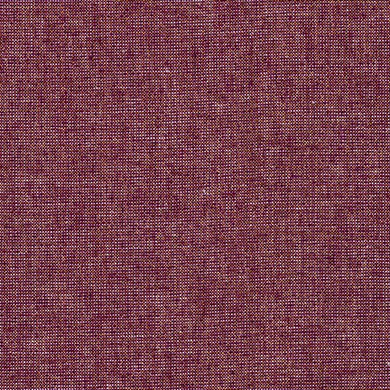 Essex Yarn Dyed Metallic, Burgundy, per half-yard