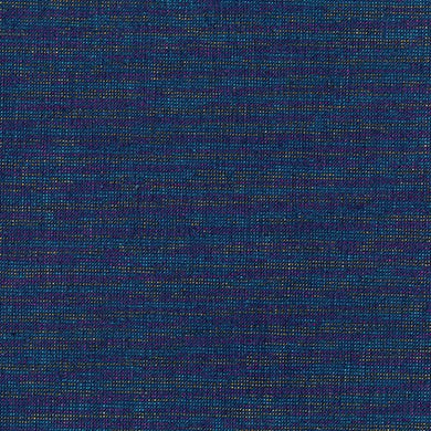 Essex Yarn Dyed Metallic, Navy, per half-yard