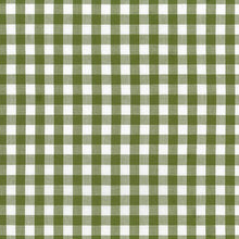 Load image into Gallery viewer, Kitchen Window Wovens, Small Gingham in Avocado, per half-yard