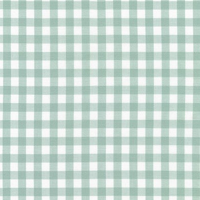 Kitchen Window Wovens, Small Gingham in Sage, 40