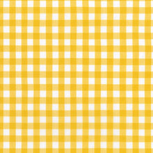Load image into Gallery viewer, Kitchen Window Wovens, Small Gingham in Grellow, per half-yard