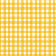 Load image into Gallery viewer, Kitchen Window Wovens, Small Gingham in Grellow, per half-yard