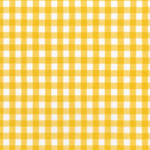 Kitchen Window Wovens, Small Gingham in Grellow, per half-yard