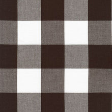 Load image into Gallery viewer, Kitchen Window Wovens, Large Gingham in Espresso, per half-yard