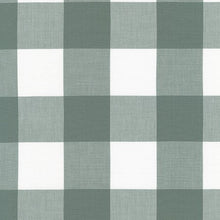 Load image into Gallery viewer, Kitchen Window Wovens, Large Gingham in Shale, per half-yard