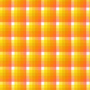 Kitchen Window Wovens, Gradient in Orangeade, per half-yard