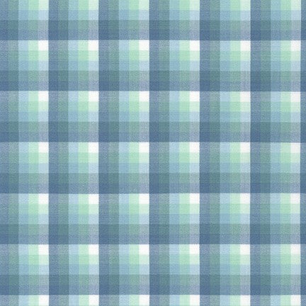 Kitchen Window Wovens, Gradient in Dusty Blue, per half-yard