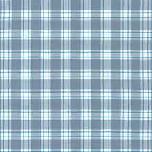 Load image into Gallery viewer, Kitchen Window Wovens, Plaid in Shark, per half-yard