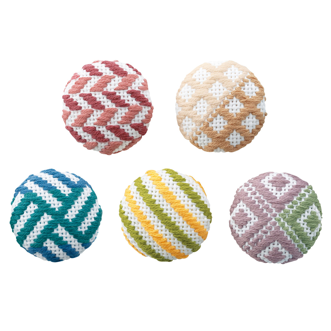 Olympus Japanese Kogin Covered Buttons, set of 5 - Select Design