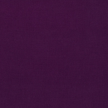 Kona Cotton - Eggplant, per half-yard